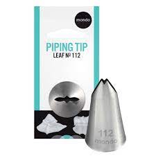 Mondo #112 S/s Leaf Piping Tip