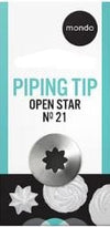 Mondo #21 S/s Star Piping Tip