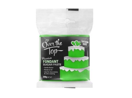 Over The Top Premium Fondant 250gm Grass Green Fondant The Cooks Kitchen Mandurah 