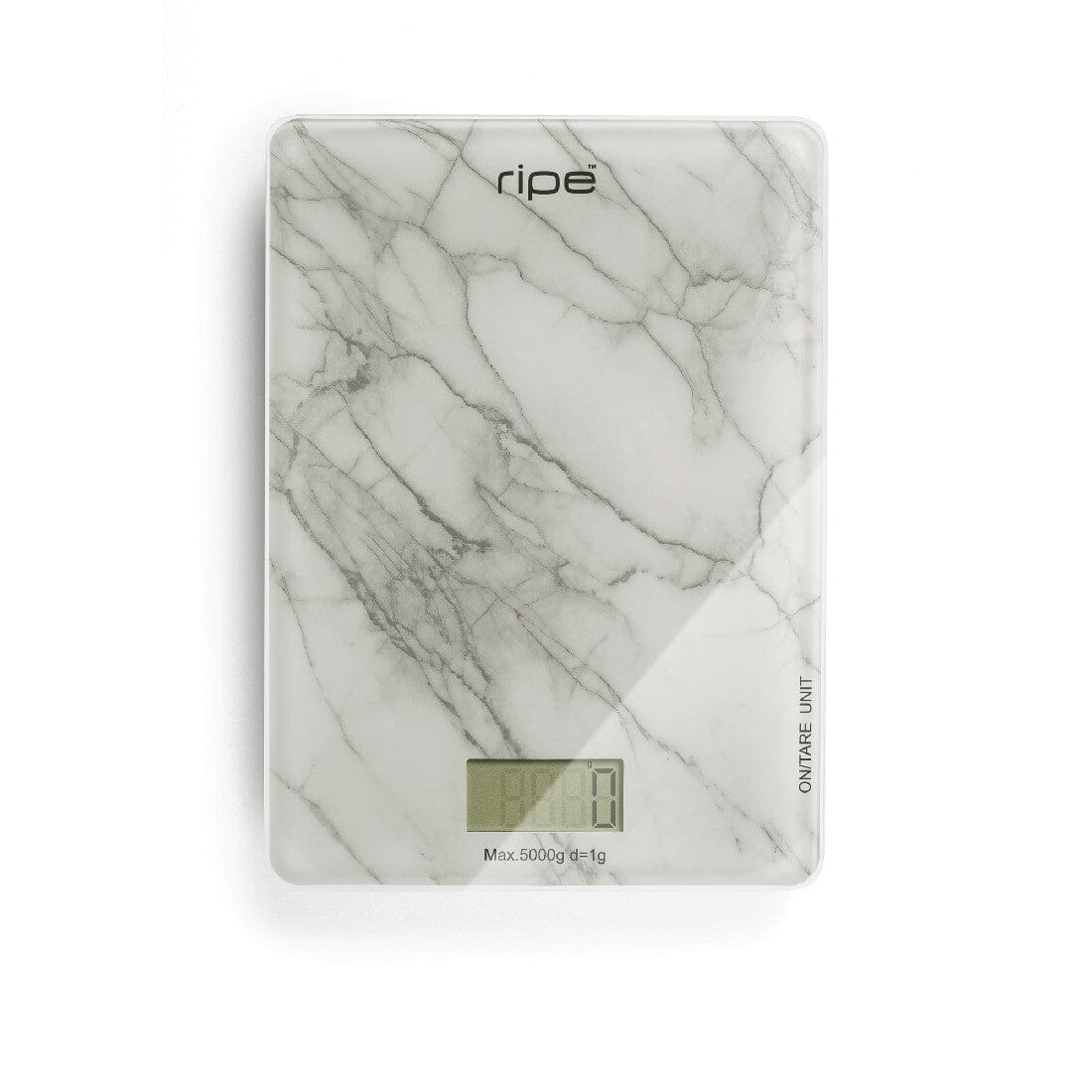 Ripe Kitchen Scale Reflection - White Marble 5kg Bakeware Accessories The Cooks Kitchen Mandurah 