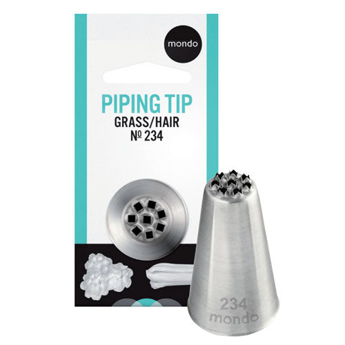 Mondo #234 Stainless Steel - Grass/ Hair Piping Tip