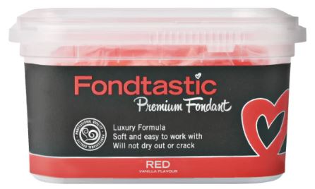 Fondtastic Premium Fondant Red 250g