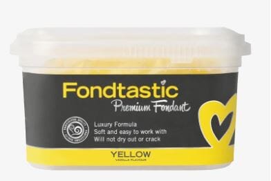 Fondatstic Premium Fondant - Yellow 250g Fondant The Cooks Kitchen 