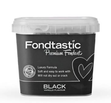 Fondtastic Premium Fondant - Black 1kg