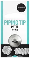 Mondo #59 S/s Petal Piping Tip