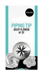 Mondo #2f S/s Drop Flower Piping Tip