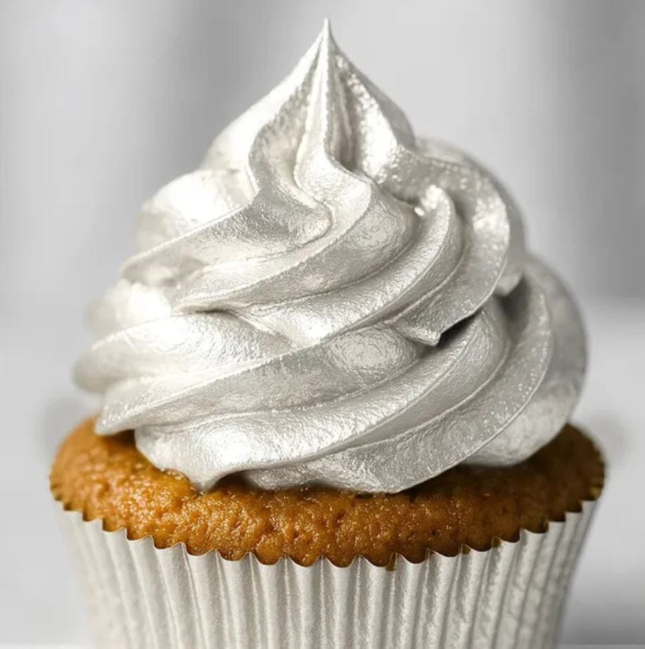 Over The Top Metallic Food Spray 48g - Pearl White Aerosol Spray Colours The Cooks Kitchen 