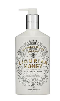 Mine Beach Organic Ligurian Honey (with Italian Blood Orange) Hand & Body Wash 500ml