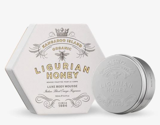 Maine Beach Organic Ligurian Honey (with Italian Blood Orange) Body Mousse 100ml