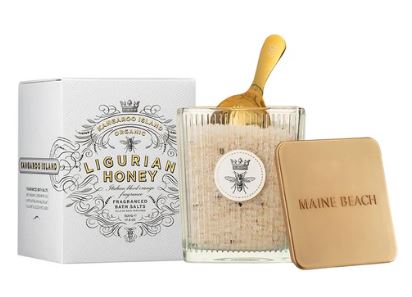 Maine Beach Organic Ligurian Honey (with Italian Blood Orange) Fragranced Bath Salts 500g