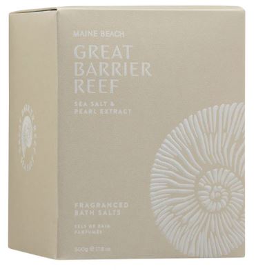 Maine Beach Great Barrier Reef Fragranced Bath Salts 500g