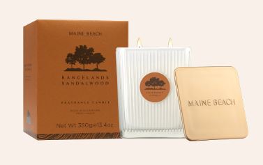 Maine Beach Rangelands Sandalwood (with Bergamot) Frgrance Candle 380g