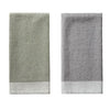 Academy Edwin Tea Towels 2pcs Set Green 50x70x2cm