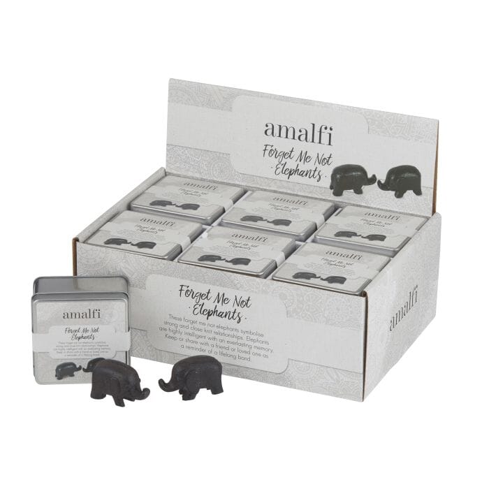 S/2 Forget Me Not Elephant 4x7cm To be sorted The Cooks Kitchen 