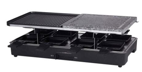 8 Person Electric Party Grill 46x23cm - Black Contact Grills The Cooks Kitchen 