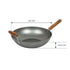 Davis & Waddell Carbon Steel Wok 35cm