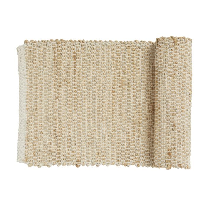 Orson Runner 35x140cm Natural/white Table Runners The Cooks Kitchen 