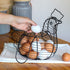 Pantry Chicken Egg Basket Black 35x14x28cm Cheese & Egg Storage The Cooks Kitchen 