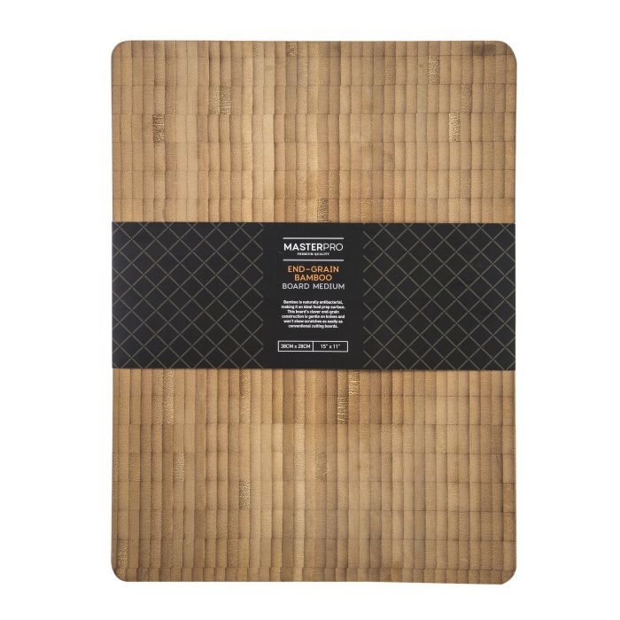 Masterpro Bamboo End-grain Medium Rectangular Board 38x28x3cm
