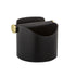 Leaf & Bean Ibiza Knock Box, Black & Gold, 12x12x11cm