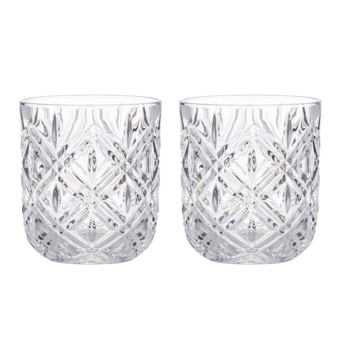 Davis & Waddell Fine Foods Deluxe Double Old Fashioned Set Of 2, 280ml