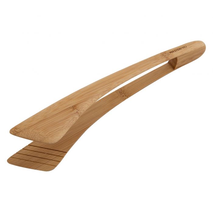 Master Pro Bamboo Toast Tongs 20x5.31x3.7cm Natural