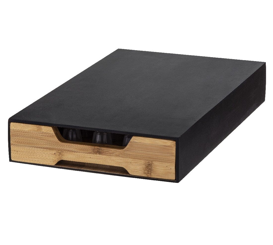 Leaf & Bean Bamboo Coffee Board W/ Pod Drawer Coffee Capsule Holder The Cooks Kitchen Mandurah 