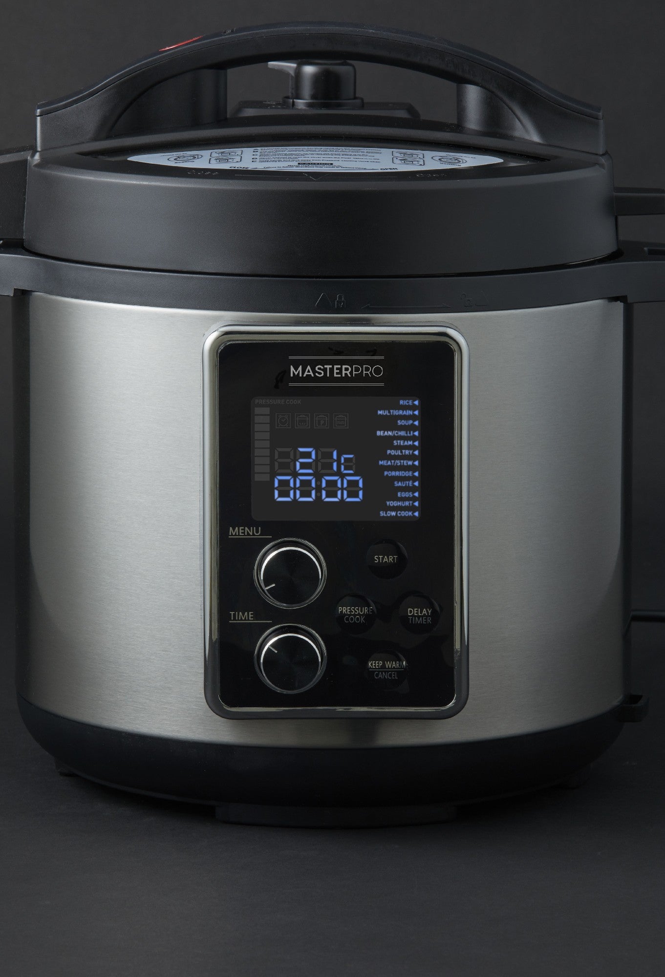 Masterpro 14in1 Professional Steel Multi Cooker 33x32x35cm/6l