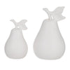 Emporium Pear Sculpture Set Of 2 White