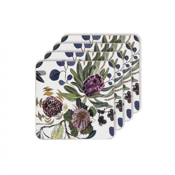 The Australian Collection Hazel Coaster (set Of 4) Placemats & Coasters The Cooks Kitchen Mandurah 