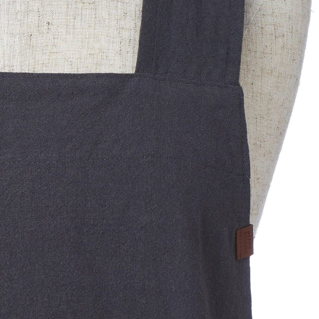 Grand Designs Kitchen Throsby Japanese Apron Cool Grey 98x75cm Aprons, Mitts & Gloves The Cooks Kitchen Mandurah 