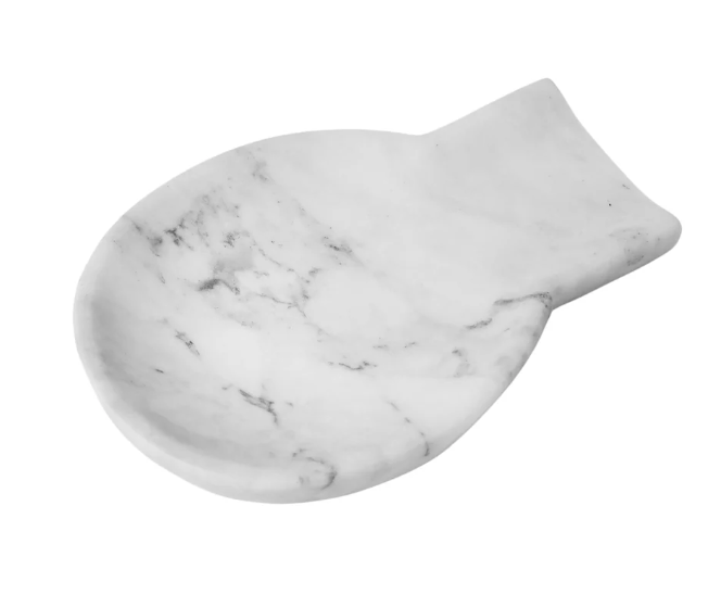 Davis & Waddell Nuvolo Marble Spoon Rest Grey