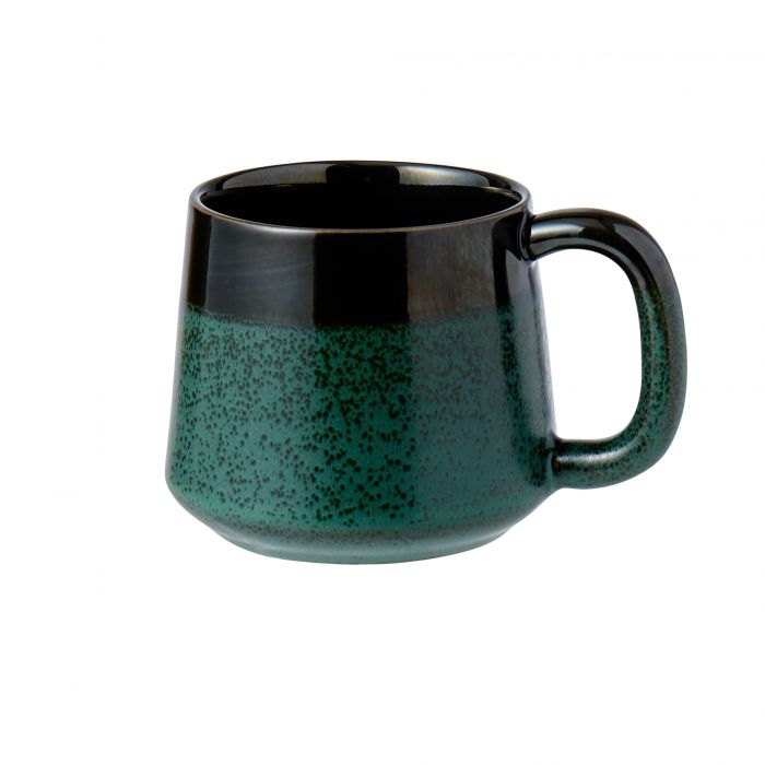 Leaf & Bean Roma Reactive Glaze Mug Green 500ml