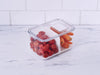 Davis & Waddell Fridge Storage Box 2.8l W/ 2 Drain Boards 23.2×14.4×12cm