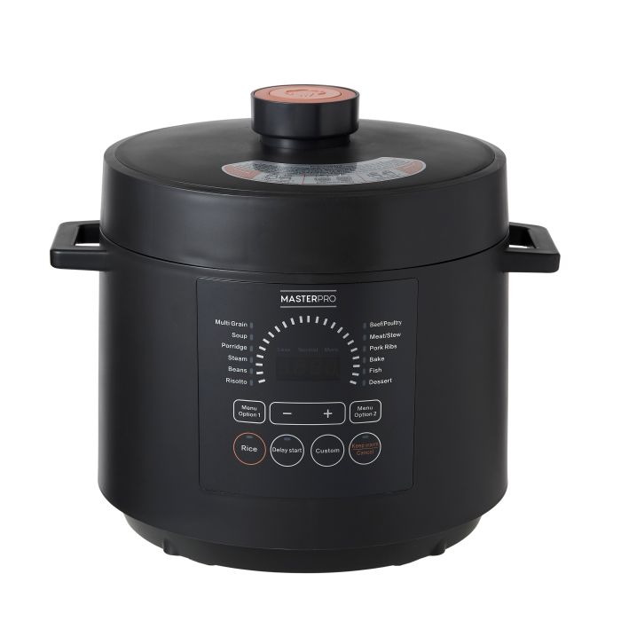 Masterpro 12 In 1 Multi Cooker 6l Black