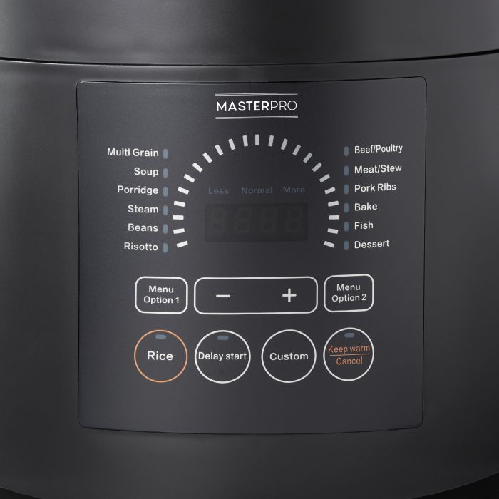 Masterpro 12 In 1 Multi Cooker 6l Black