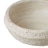 Amalfi Textured Terracotta Bowl White 23x23x11cm