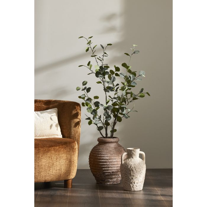Amalfi Textured Ceramic Vase With Handles
