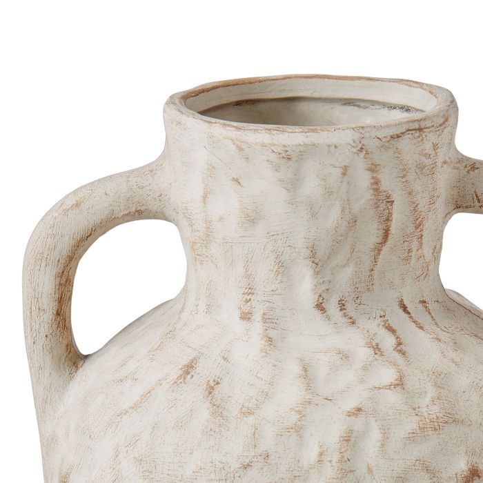 Amalfi Textured Ceramic Vase With Handles