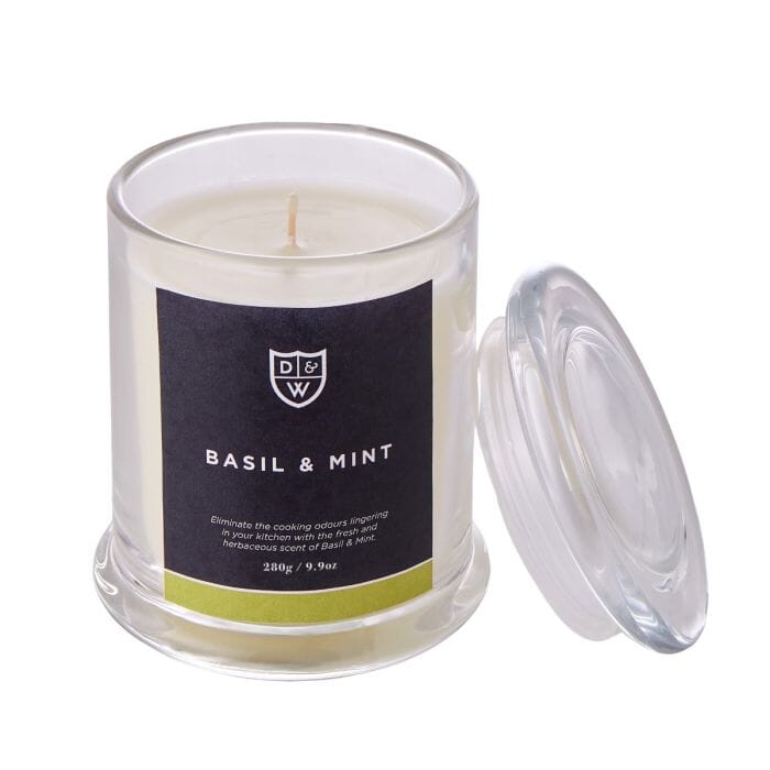 Basil & Mint Scented Candle Room Diffusers & Candles The Cooks Kitchen 