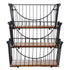 Set Of 3 Storage Baskets - Small, Medium, Large - Black