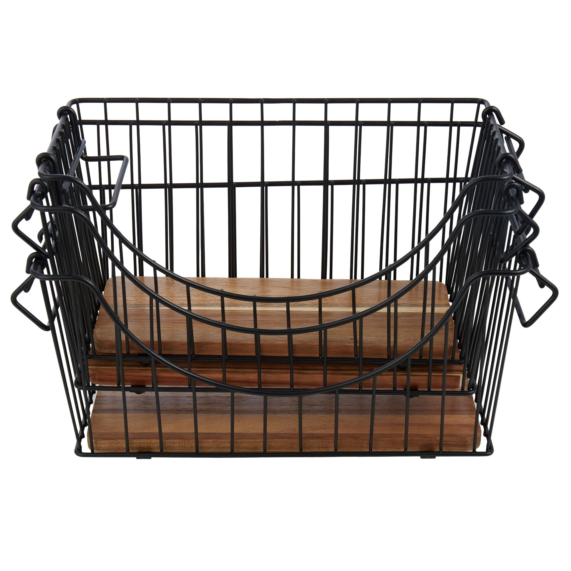 Set Of 3 Storage Baskets - Small, Medium, Large - Black