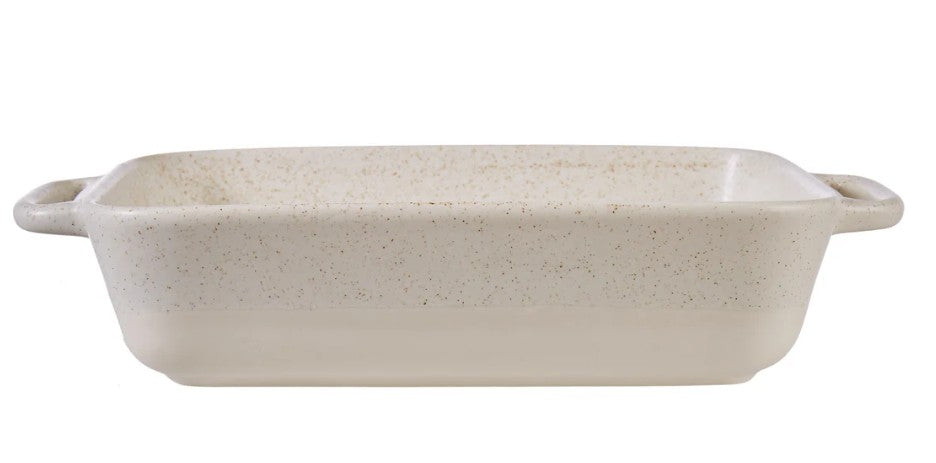 Davis & Waddell Darley Stoneware Bakeware 3pcs Set Cream Speckle