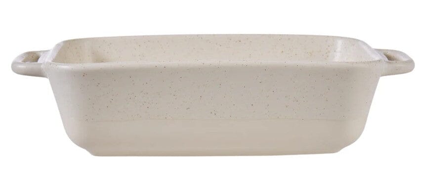 Davis & Waddell Darley Stoneware Bakeware 3pcs Set Cream Speckle Baking Tins, Trays, Pans & Ramekins The Cooks Kitchen 