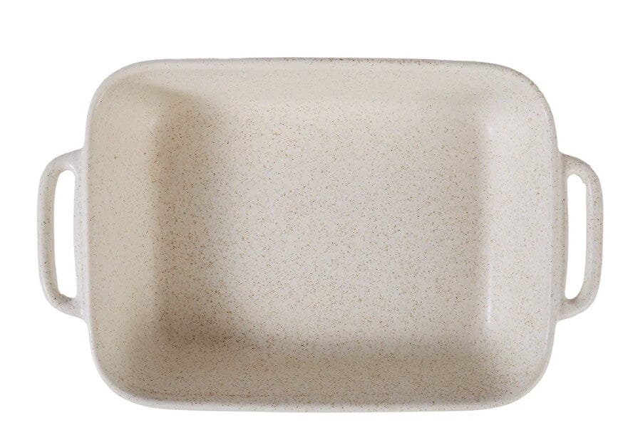 Davis & Waddell Darley Stoneware Bakeware 3pcs Set Cream Speckle Baking Tins, Trays, Pans & Ramekins The Cooks Kitchen 