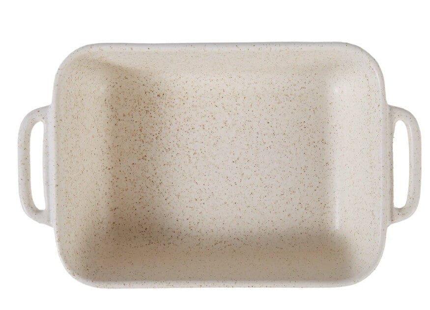 Davis & Waddell Darley Stoneware Bakeware 3pcs Set Cream Speckle Baking Tins, Trays, Pans & Ramekins The Cooks Kitchen 