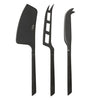Davis & Waddell Napier Stainless Steel Cheese Knives 3pcs Set Black
