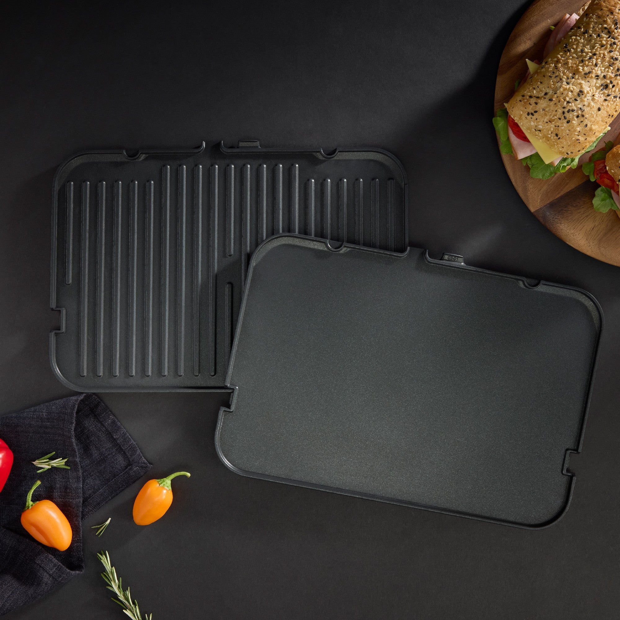 Master Pro Delux Multi Contact Grill With Temperature Probe