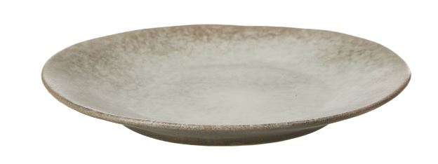 Grand Designs Dusk Stoneware Round Platter  - Cream And Brown 27x27x3.2cm