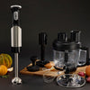 Masterpro Deluxe Plus Immersion Blender Set, Silver & Black